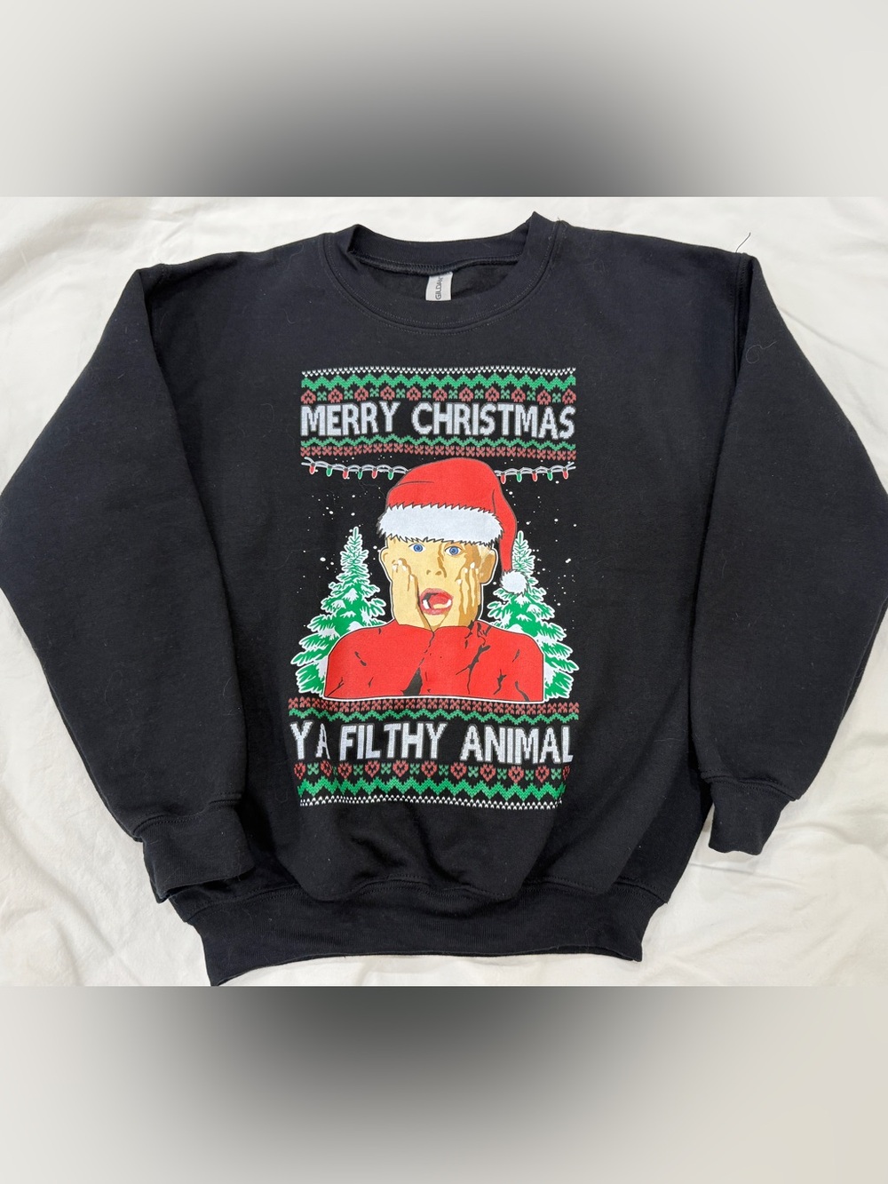 Youth Home Alone Christmas Sweatshirt